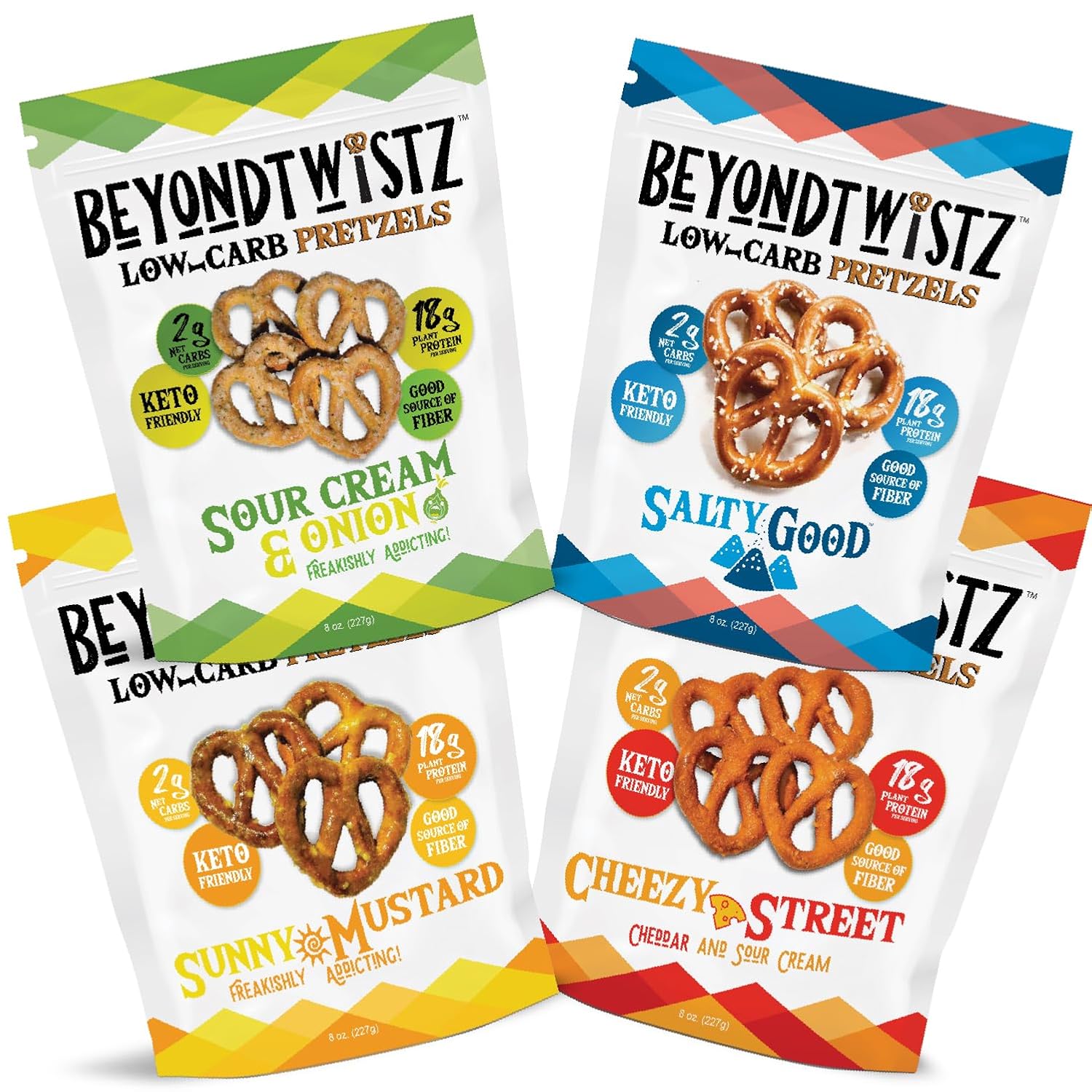 BeyondTwistz Low Carb Pretzels, Starter Pack, Keto Friendly