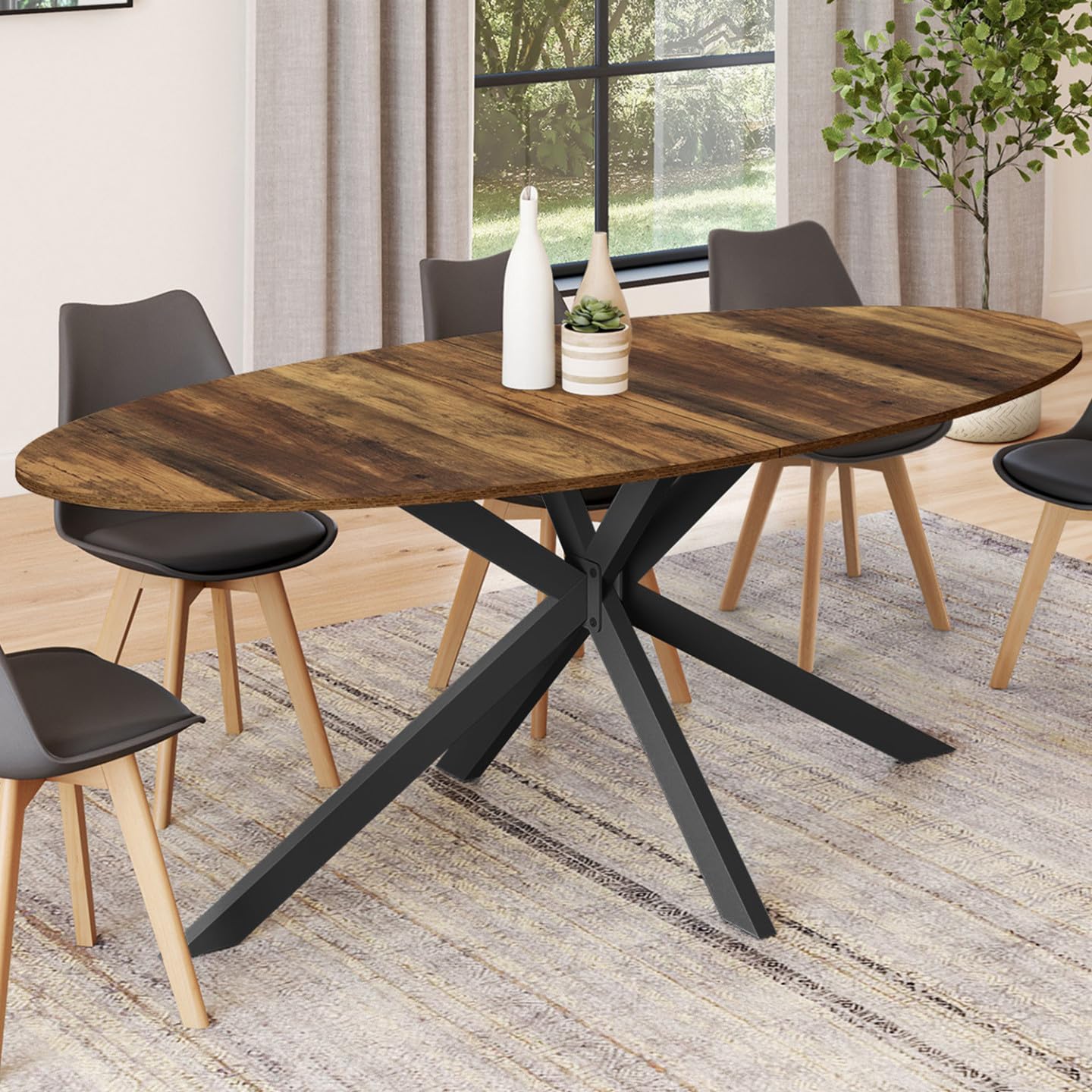 Tavolo Ragno Tavolo Tondo Allungabile Tavolo Da Pranzo Rettangolare Allungabile Con ...