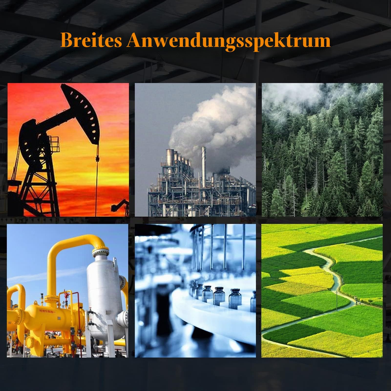 Tragbarer Gasdetektor, Wiederaufladbarer 4-Gasmonitor EX H2S CO O2 mit digitalem LCD-Display, Ton-Licht-Vibrationsalarm, persönliches 4-in-1 Gasmessgerät, Gastester-Analysator