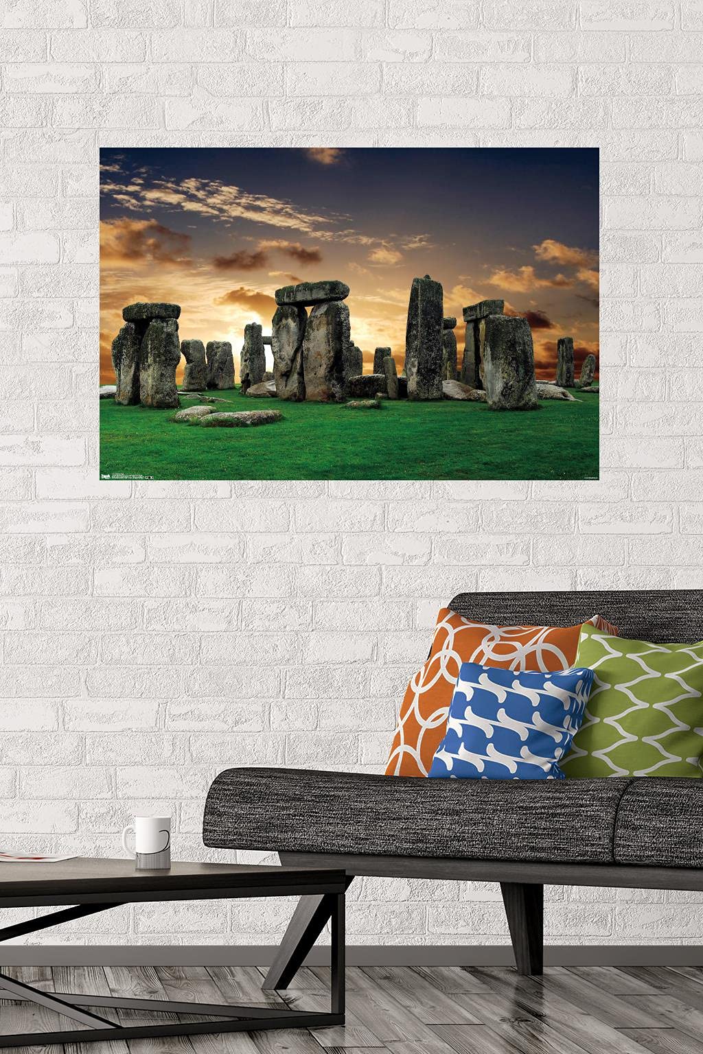 コレクション　ストーンヘンジ　アートポスター　印刷物 Amazon.co.jp: Trends International ストーンヘンジウォールポスター