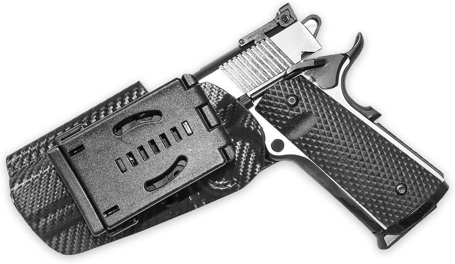 OWB Classic Clip-On Holster Fits 1911 5'' Outside The Waistband Carry Gun Holster Kydex American Made Durable Lightweight Carry Gear