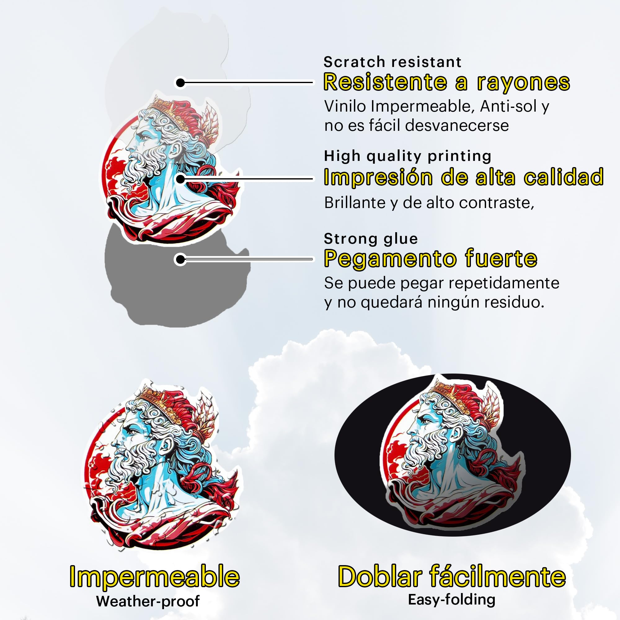 Lot De 50 Autocollants En Vinyle Imperméable Pour Bouteilles