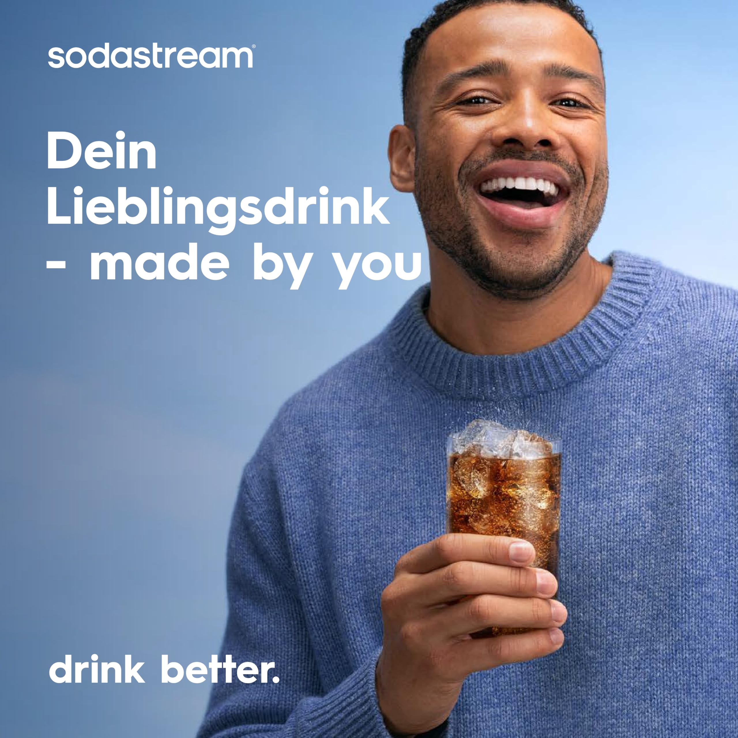 Sodastream drink mix Pepsi Zero Zucker, 4er-Pack Cola Sirup für Wassersprudler, Getränkesirup zuckerfrei, mit echtem Pepsi Geschmack, 4 x 440 ml