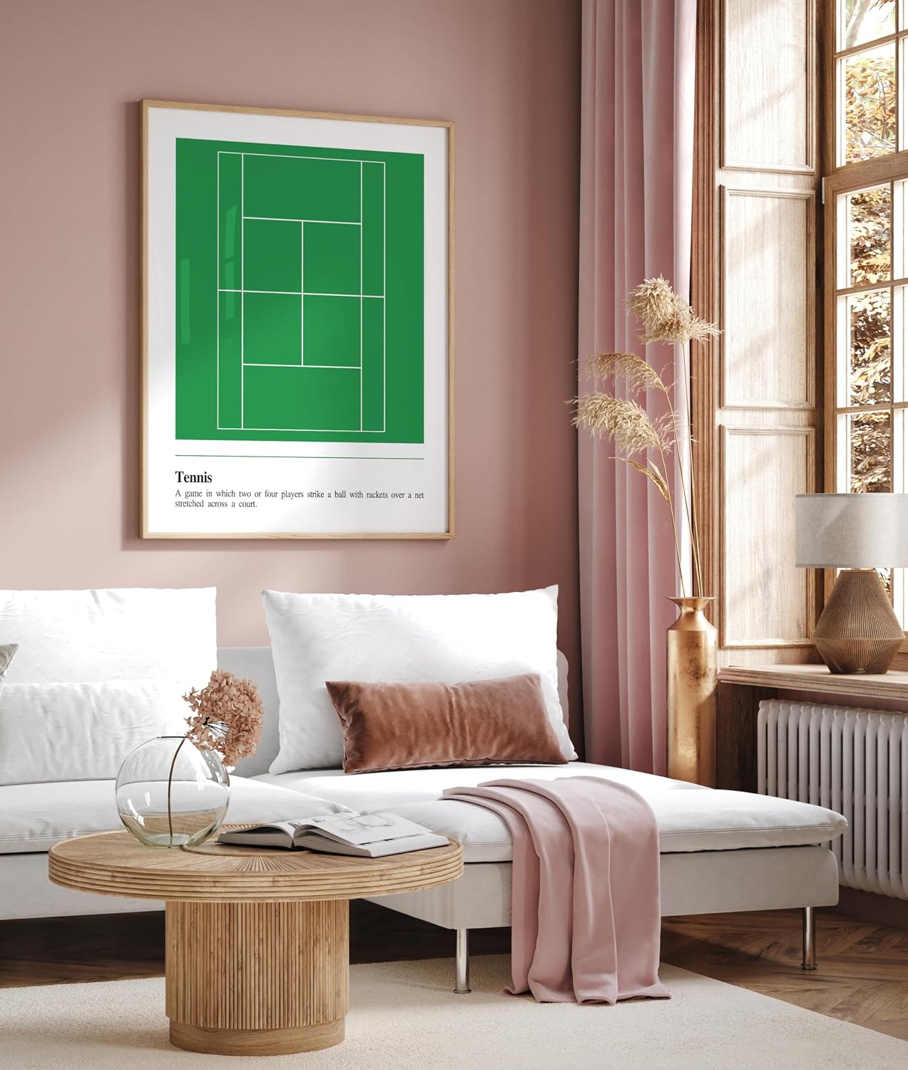 Poster Master Tennis Definition Print - Sports Poster - Athlete Art - Educational Wall Design - Physical Education Art - Great Gym, Living Room or Office Decor - 8x10 UNFRAMED Wall Art