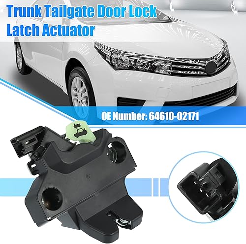 Miniatura 2 de X AUTOHAUX Actuador de bloqueo del pestillo del maletero 64610-02171 para Toyota Corolla 2015-2019 Motor de actuador de bloqueo de pestillo de