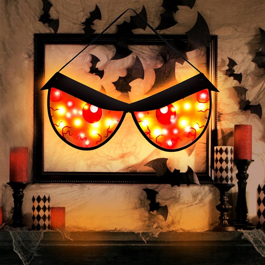 ◇新品◇ナイトメア◇ライトアップ◇ハロウィン◇光るおもちゃ◇ライト◇首かけ◇ Amazon.co.jp: [タイマー&8モード] ハロウィンデコレーション
