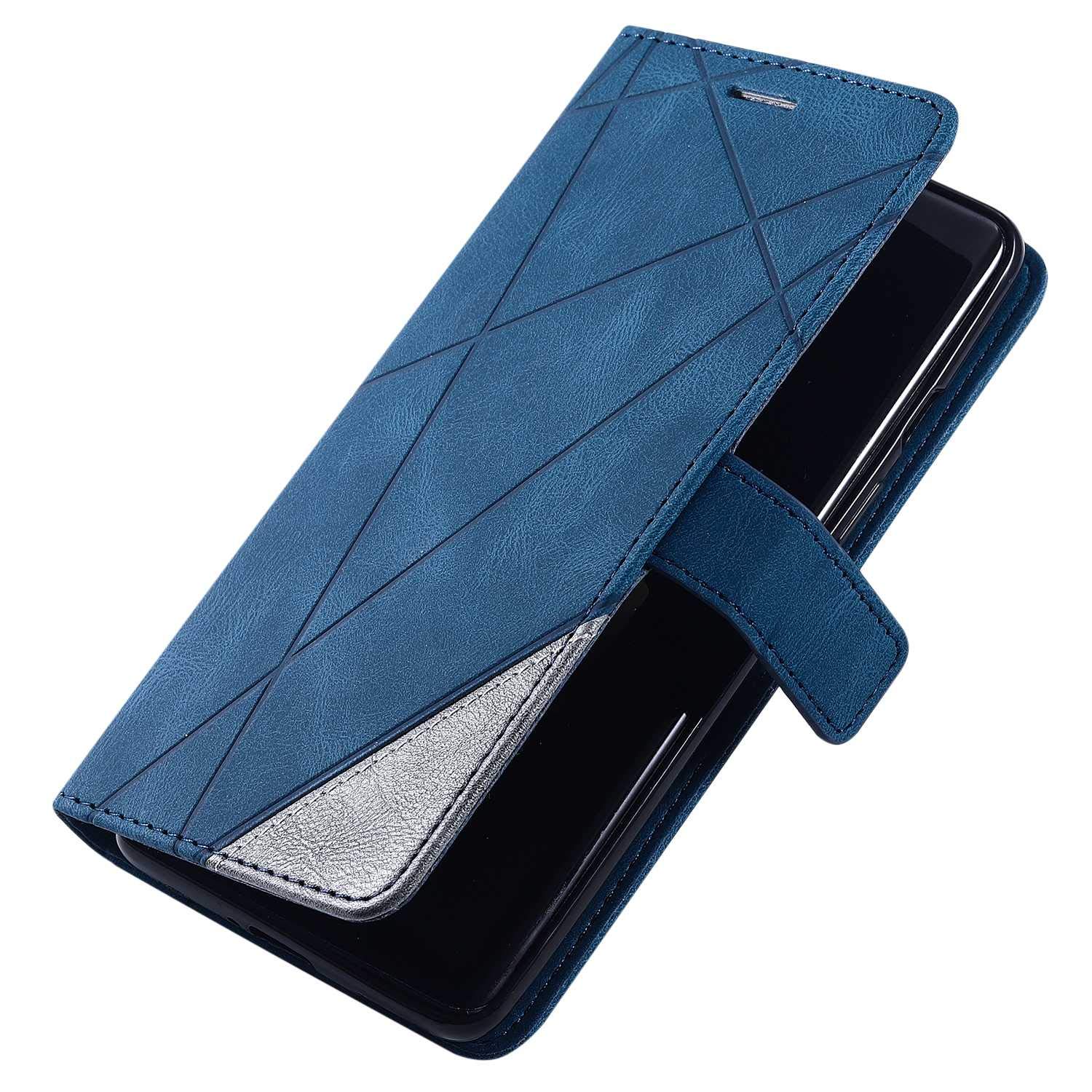 HualuBro Cover OnePlus 8 PRO, Flip Cover a Libro in PU Pelle Retro
