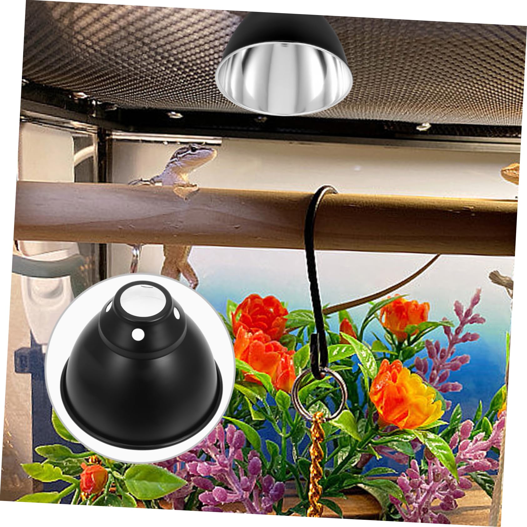 PRETYZOOM Scatola Da 3 Pezzi Paralume per rettili paralume per acquario per rettili per lampada termica per i accessorio protezione della lampada per i