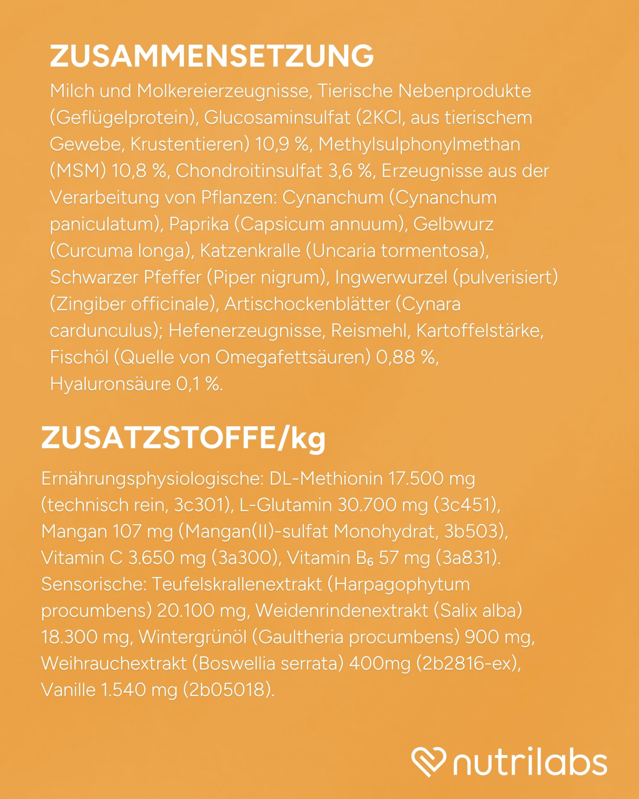 NutriLabs Canidex Gelenktabletten für Hunde 250 Stk. - mit MSM, Hyaluronsäure, Glucosamin, uvm. - Gesundheitsprodukte für Hunde - Nahrungsergänzungsmittel Hund - Teufelskralle-Hund