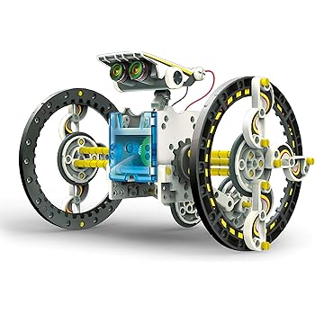 discovery 14 in 1 solar vehicle robot