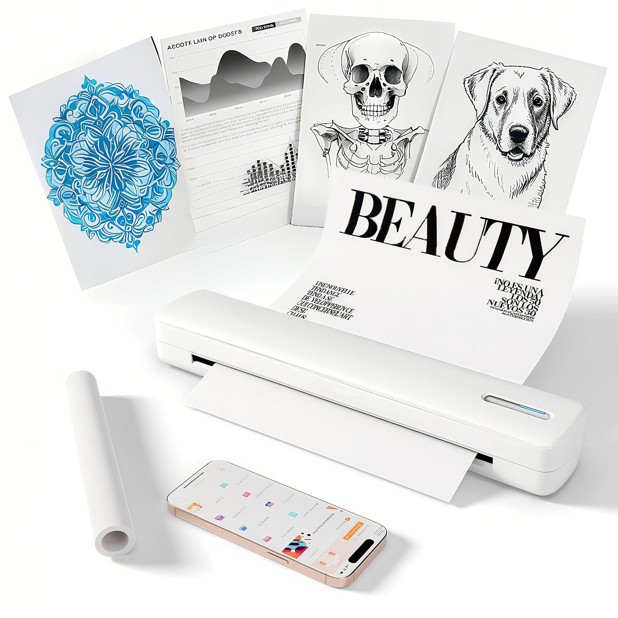 TAGZILO C80 Wireless Portable Printer