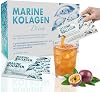 Marine Kollagen Drink - 5g Hydrolysiertes Meereskollagen - Typ I II & III - Mit Vitamin C & Zink - Für Haut Nägel & Haare - 1-Monatsvorrat (30 Sachets) - Maracuja Geschmack