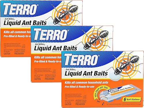 TERRO T300 cebos líquidos para hormigas, 6 unidades