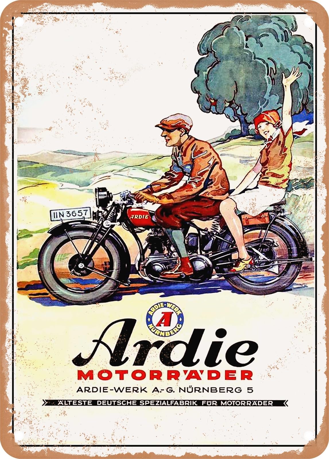 METAL SIGN - 1929 Ardie Vintage Ad home decor