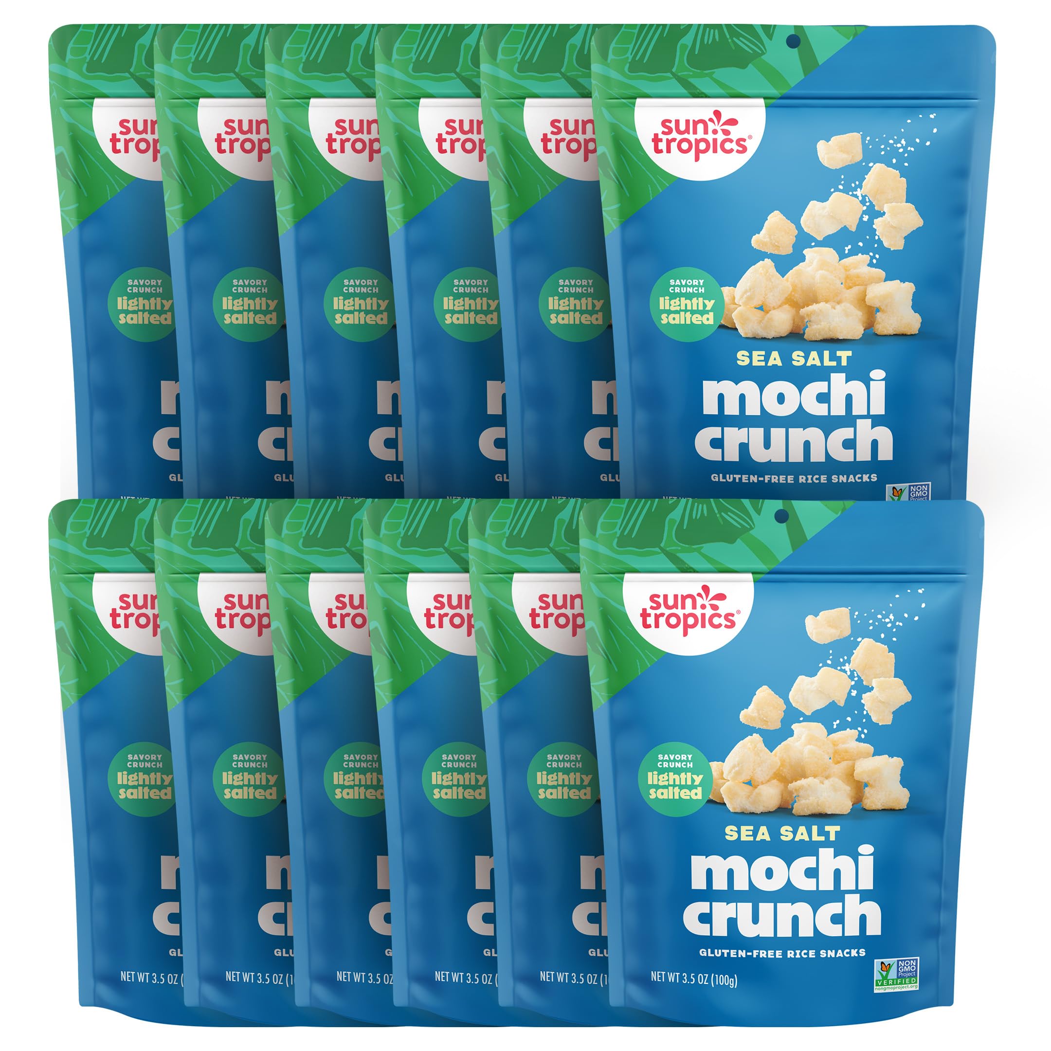 ソニマック（じゅり） Amazon.com: Sun Tropics Mochi Crunch, Sea Salt 3.5 oz (12 Pack