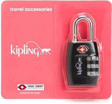 Kipling womens TSA Luggage Lock, Black, One Size