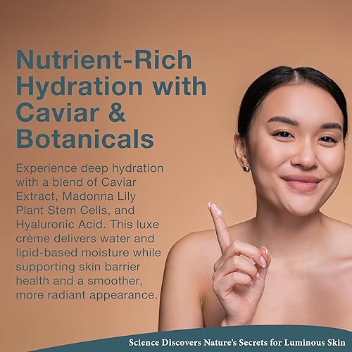 Miniatura 2 de Lira Clinical BIO Caviar Crème - Hidratante facial hidratante diario con complejo avanzado de péptidos y vitamina C - Crema de noche para piel seca