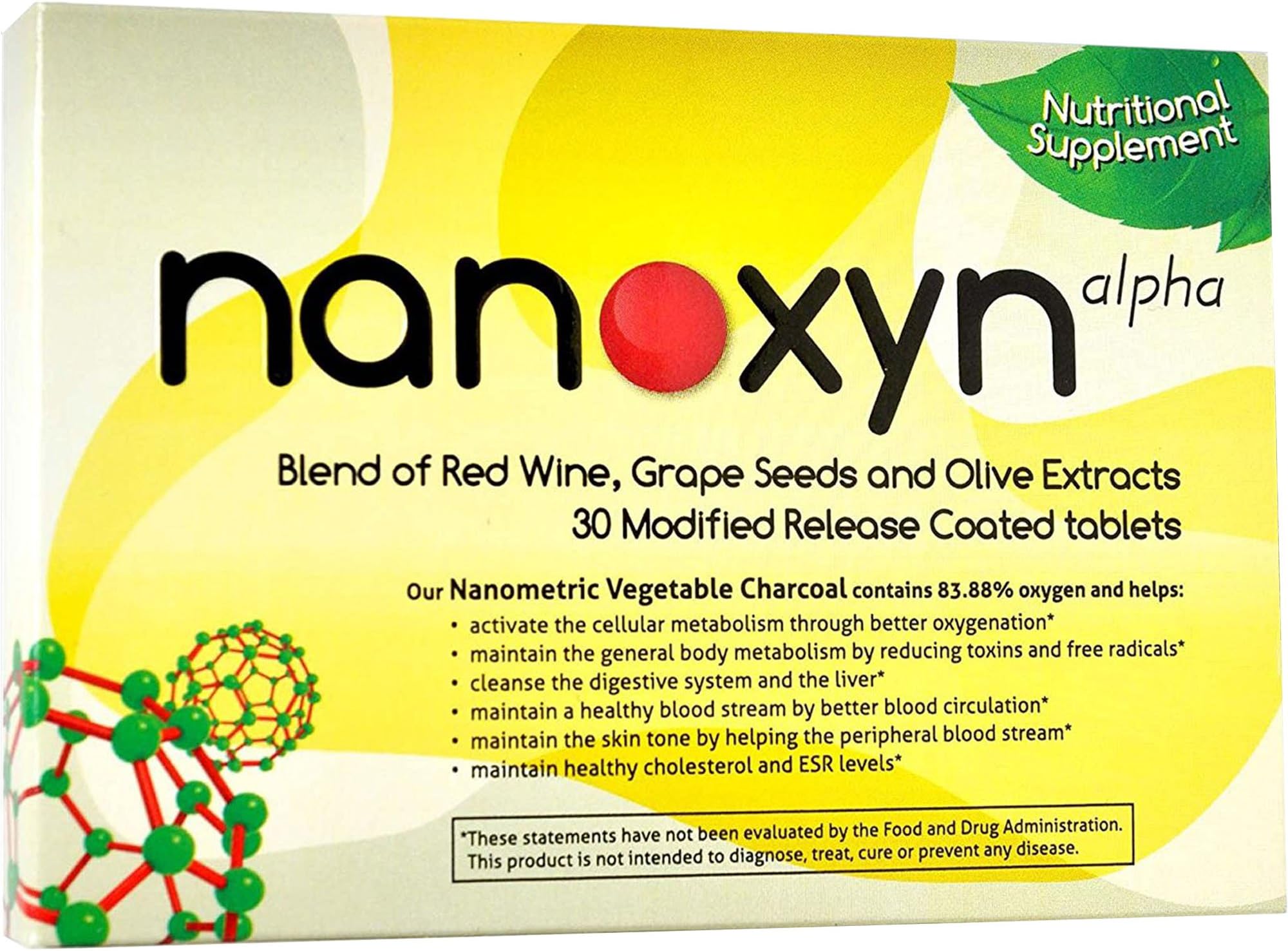 ⚛ Nanotechnology enhanced Antioxidant Formula ⚛ Improved absorption of Resveratrol, Polyphenols and OXYGEN working for YOUR superior Energy, Immunity and Endurance