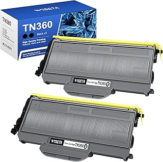 TN360 TN-360 TN330 High Yield Compatible Toner Cartridge Replacement for Brother TN360 TN330 TN-360 Compatible with DCP-7040 DCP-7030 MFC-7840W HL-2140 MFC-7340 MFC-7440N HL-2170W HL-2150N (2 Black)