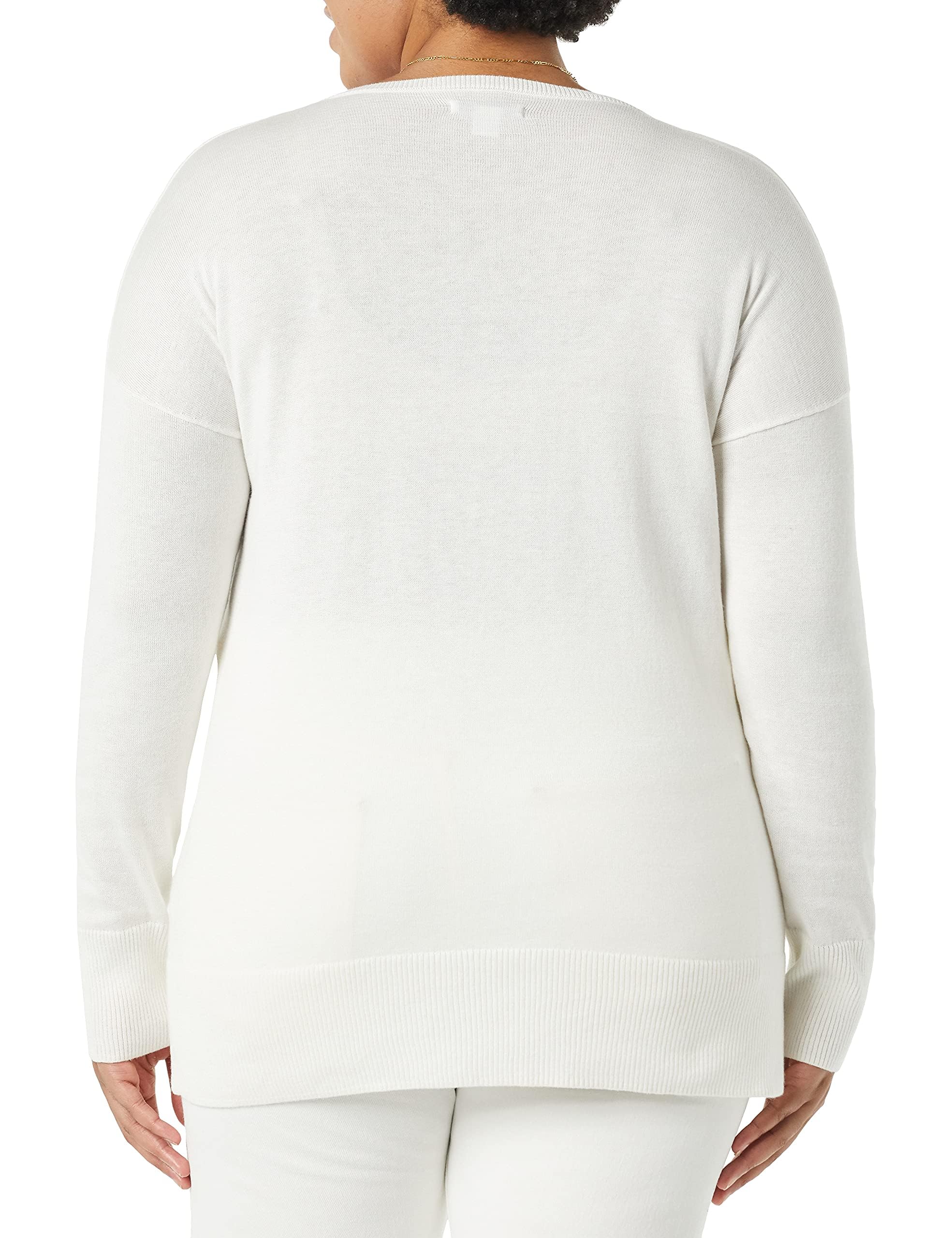 Amazon Essentials Maglione A Tunica Leggero A Maniche Lunghe Con Scollo A v (Disponibile In Taglie Forti) Donna