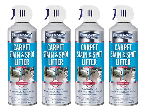 Blue Magic Carpet Stain & Spot Lifter 22 oz Aerosol (Pack of 4)