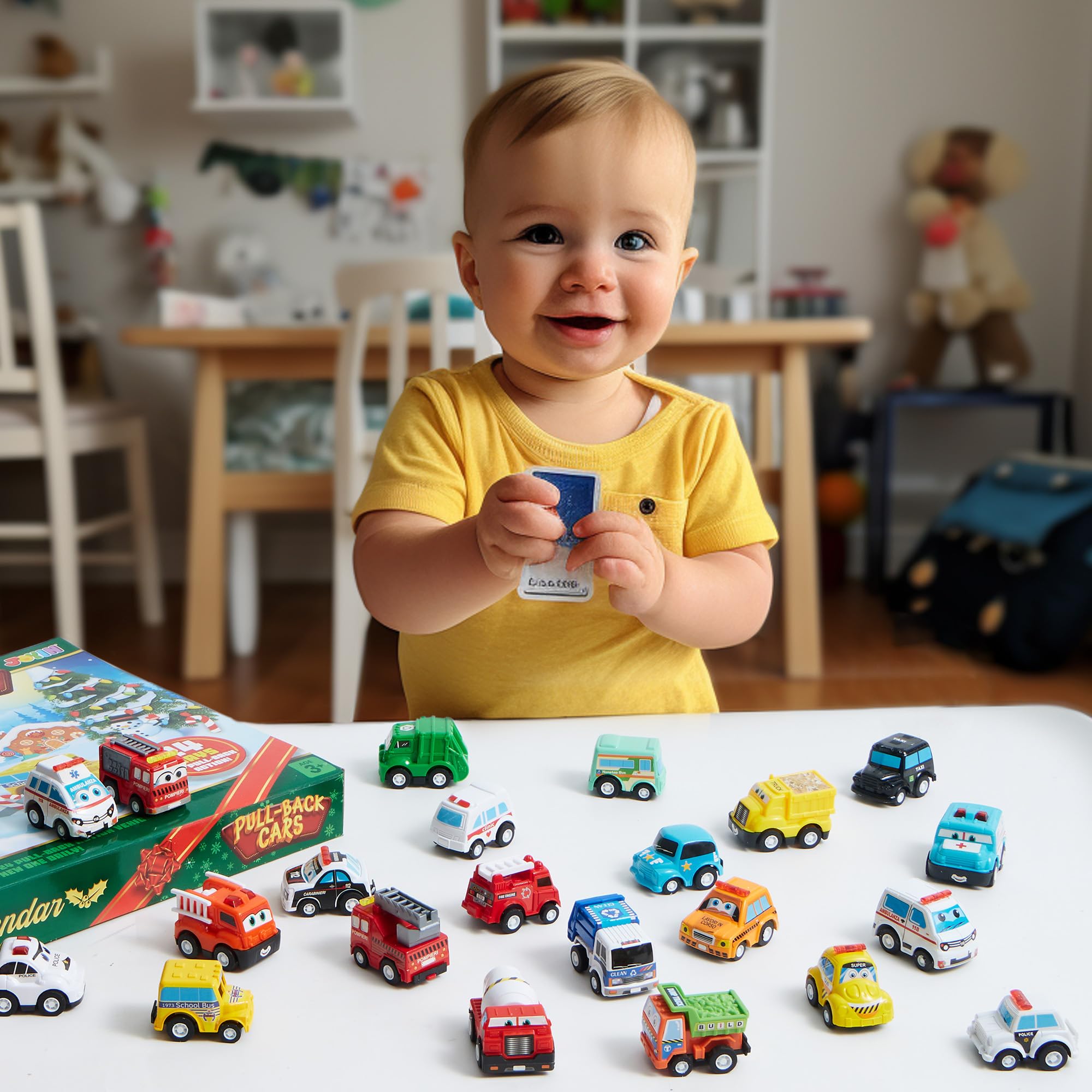 Calendario De Adviento Con 24 Rompecabezas De Coches Animales Para Niños, Cuenta Atrás Navideña Con Escenas De Tráfico, Regalo Educativo Para Toda La Familia