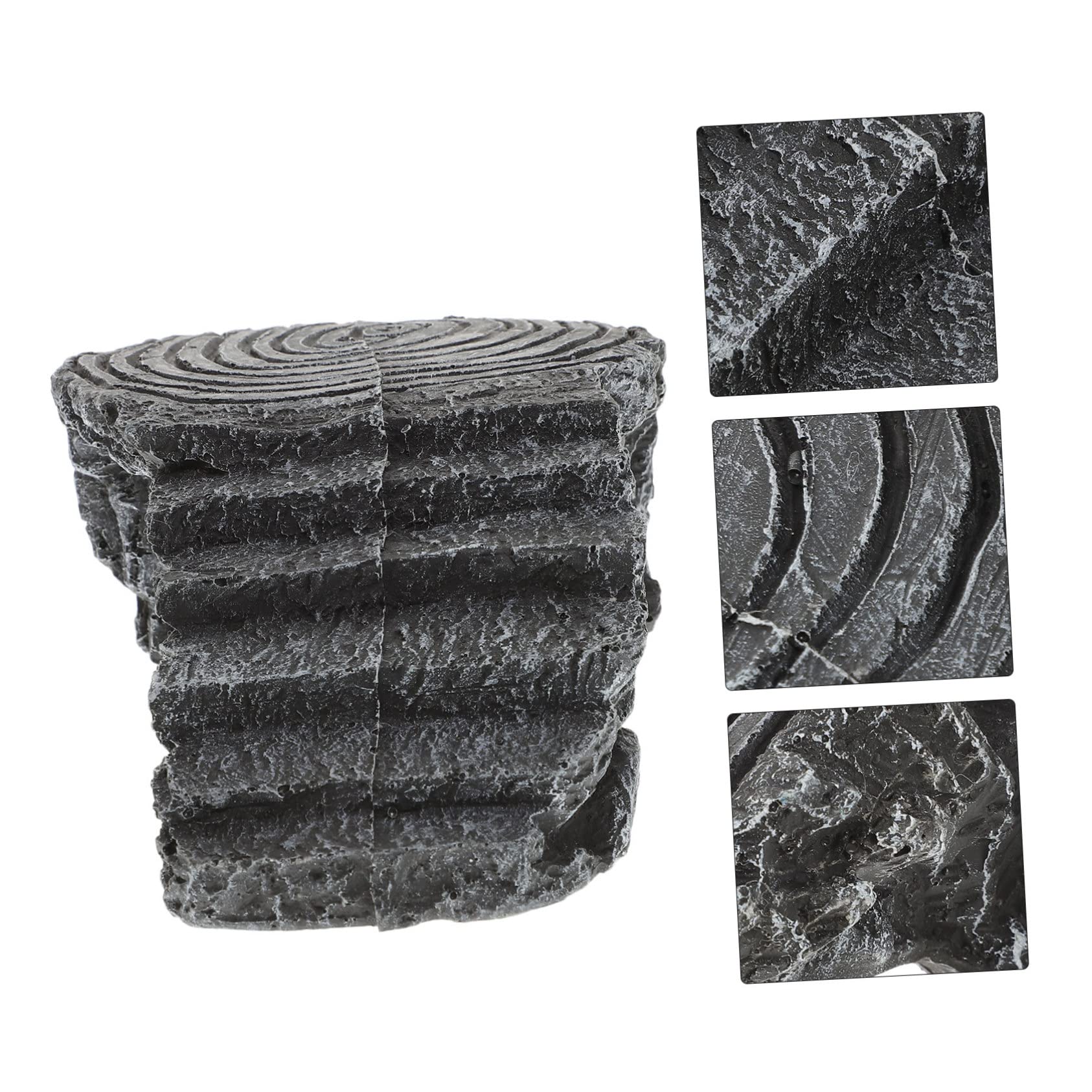 Plataforma De Reptiles para Tomar El Sol para Tortugas Rampa Integrada, Resina Resistente, Tamaño Mediano, para Acuario y Terrario, Adecuado para Tortugas Acuáticas y Reptiles Domésticos