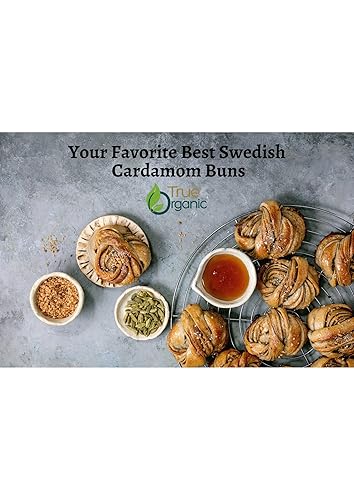 Miniatura 4 de True Organic Cardamomo Entero 3.5 oz  Certificado orgánico, certificado USDA y Kosher, puro Ceilán de primera calidad