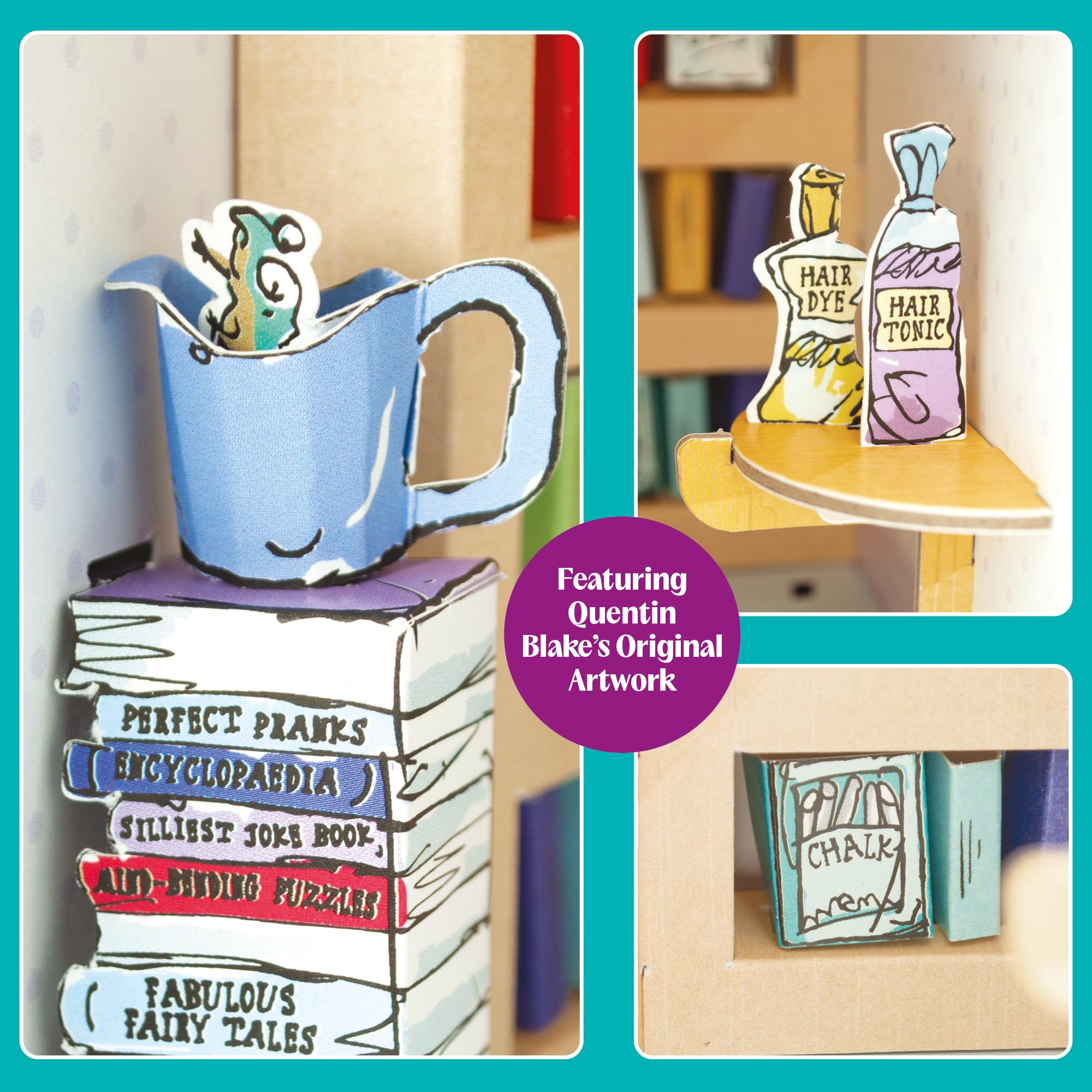 Build Your Own Roald Dahl Matilda Book Nook – Jouet créatif – À partir de 8 ans