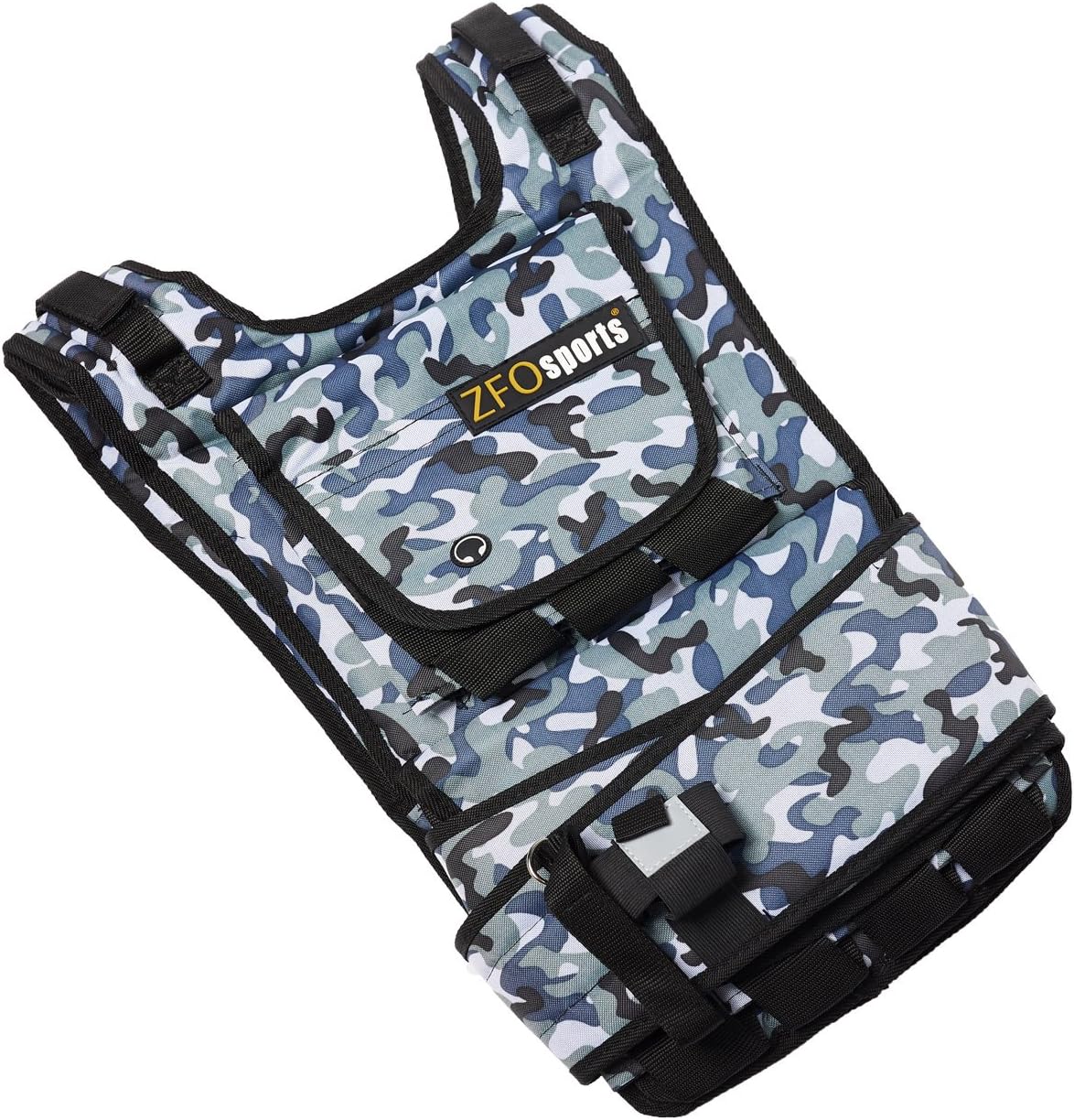ZFOsports Weighted Vest 40lbs/60lbs/80lbs (Arctic 60LBS)
