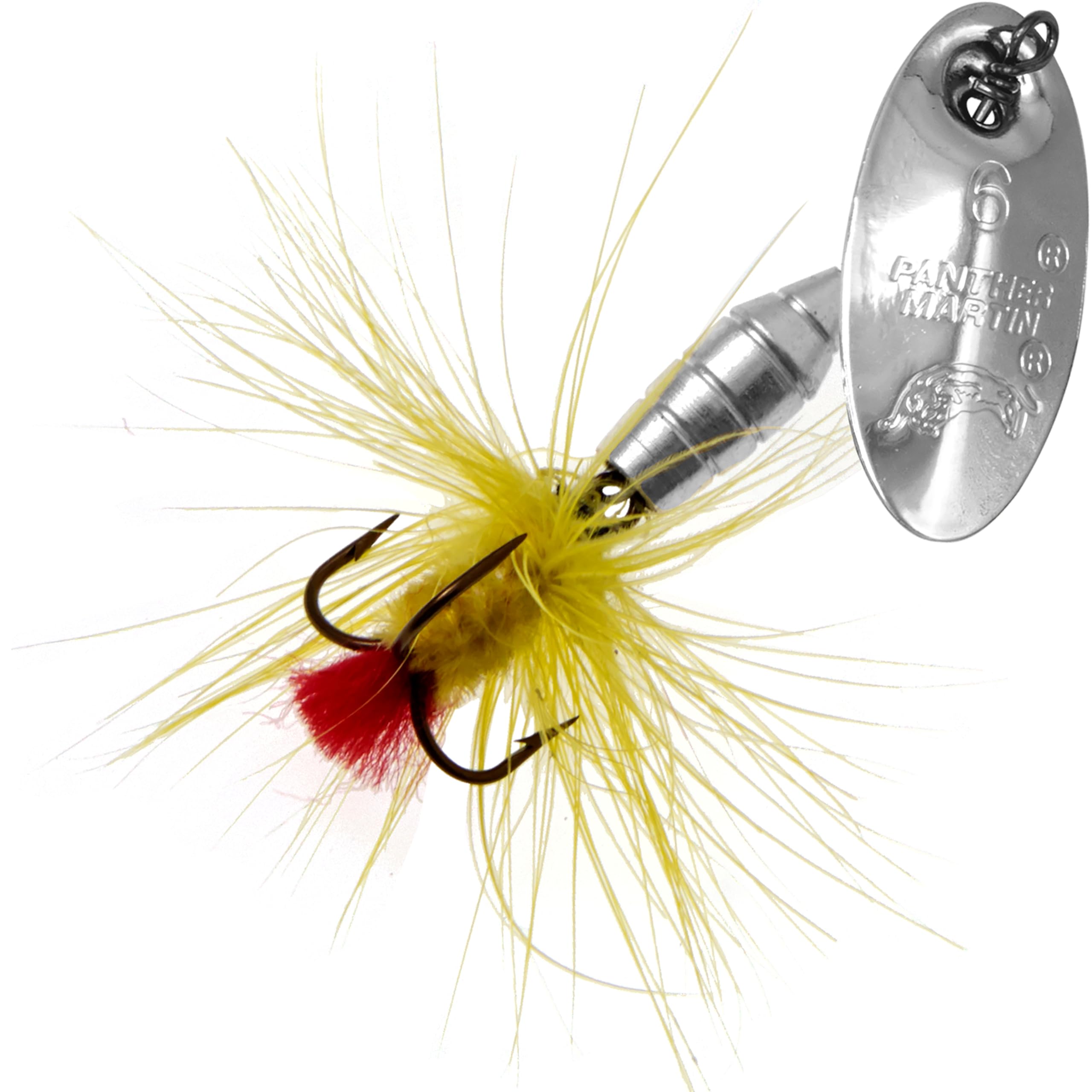 Panther Martin PMF Deluxe Dressed Fly Barrel Body Spinner Fishing Lure Catches Trout, Walleye, Perch, Crappie, Pickerel, Bream, Dolly Varden & More