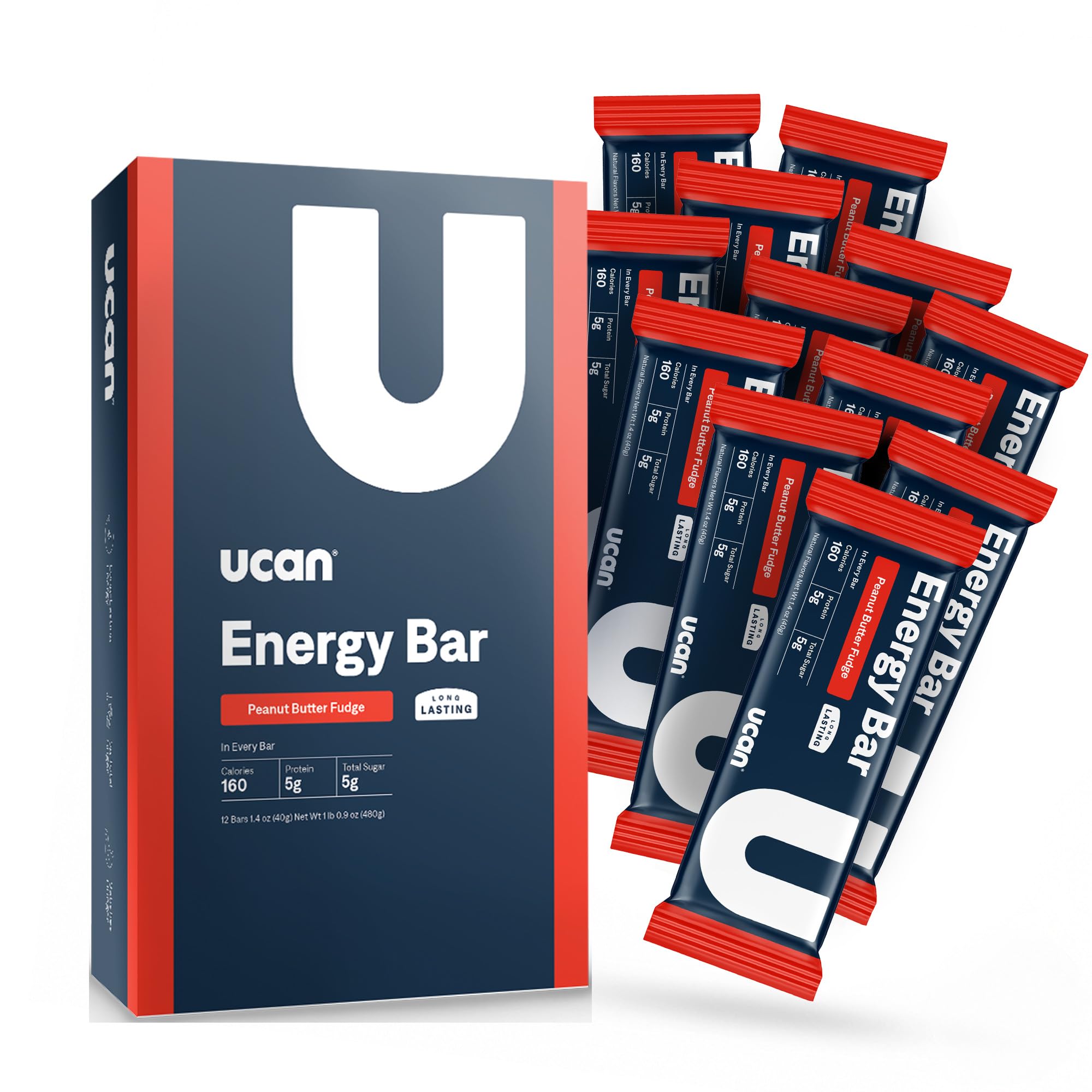 - Energy Snack Bars, Peanut Butter Fudge, All Natural, Low Sugar, Non-GMO, Gluten-Free, Keto-Friendly (12 Pack, 1.4 Ounces)