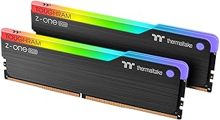 Thermaltake TOUGHRAM Z-ONE RGB DDR4 3200MHz 16GB (8GB x 2) 16.8 Million Color RGB Alexa/Razer Chroma/5V Motherboard Syncable RGB Memory R019D408GX2-3200C16A