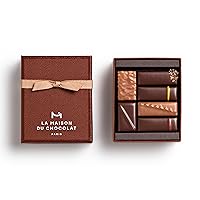 Vista 6 de La Maison Du Chocolat Caja de regalo de café de chocolate negro prémium Maison - 60 piezas de chocolate francés gourmet