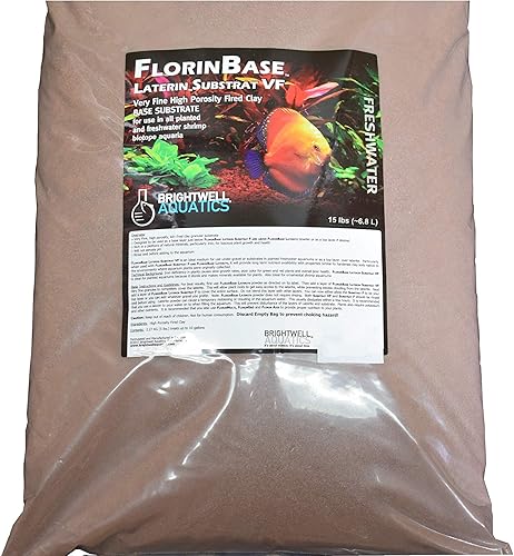 Miniatura 4 de Brightwell Aquatics FlorinBase Laterin Substrat F - Sustrato base de arcilla granular fina de alta porosidad para acuarios de camarones plantados y