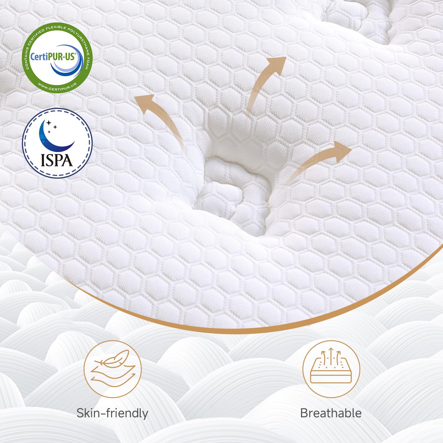 Colchón 160x200 H3 H4, colchón de muelles ensacados de 9 Zonas con Espuma de Confort, colchón ortopédico ergonómico, Certificado Öko-Tex y CertiPUR, Alivio de la presión y el Dolor de Espalda