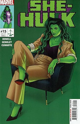 She-Hulk (4th Series) #15 VFNM  Marvel comic book  178 Last Issue