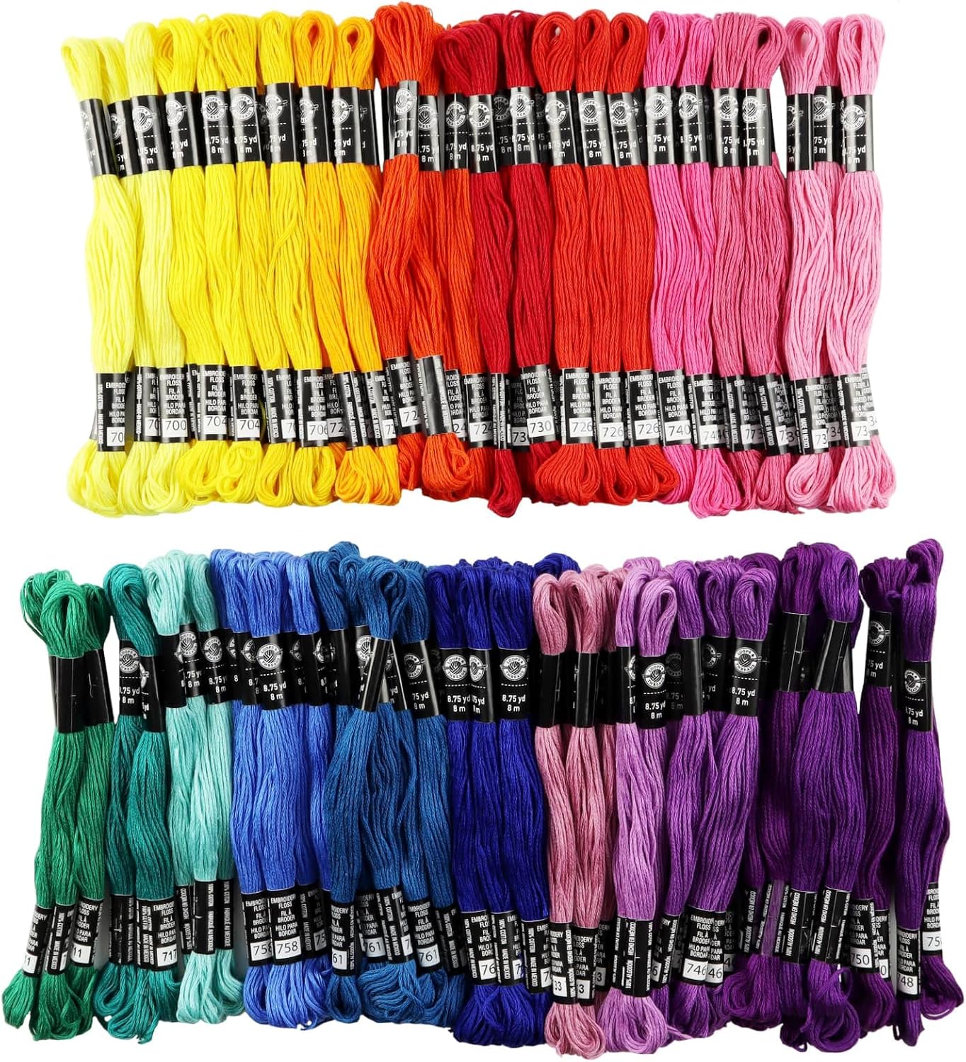 Loops & Threads Embroidery Floss Value Pack, 105ct.
