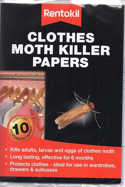 Rentokil Moth Killer Strips (10 Papers)