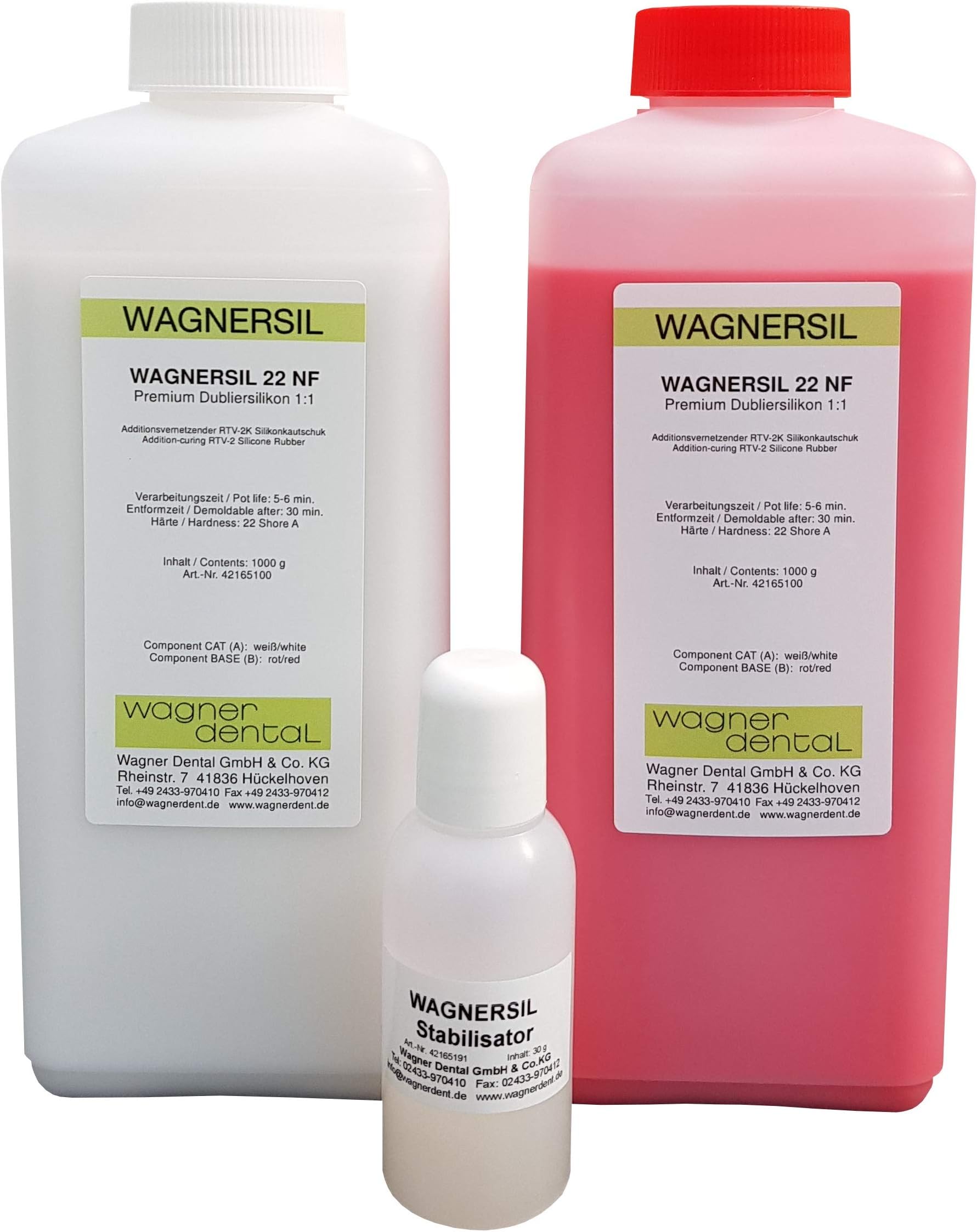 Wagner Silicones WagnersiL Paint 22 NF Silicone Rubber Sterichable (Soft) 2 kg