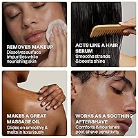 Vista 6 de Cliganic Aceite de semilla de uva orgánico, 100% puro, para piel, cabello y cara Natural prensado en frío sin refinar