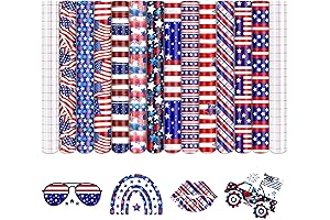 High-Quality Patriotic Permanent Vinyl Sheets for Memorable 4th of July Decor
