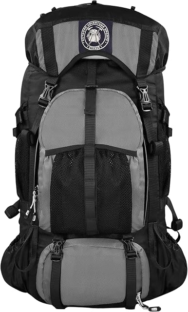 Expedition Internal Frame Hiking Backpack – Lightweight Waterproof Trekking & Camping Backpack with Rain Cover