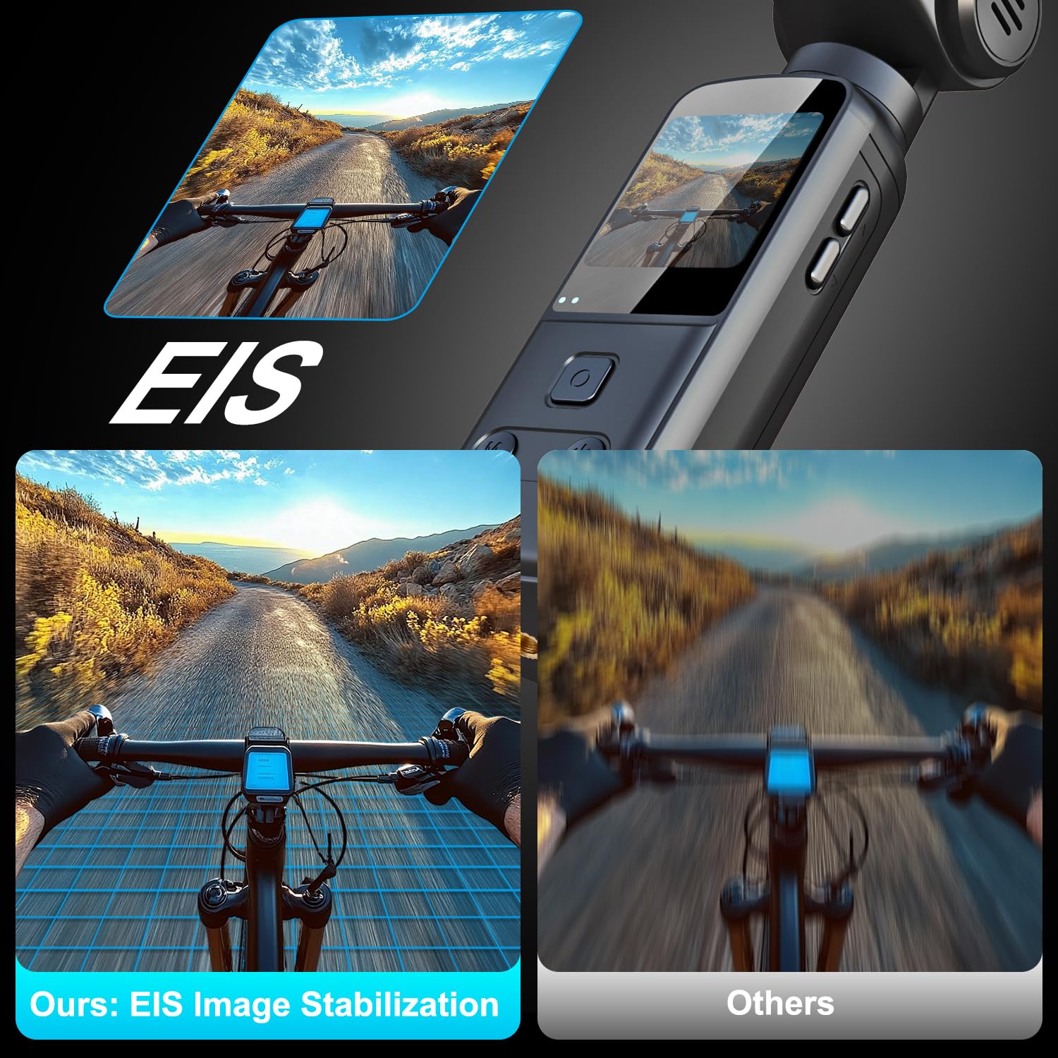 4K Camera Pieton, Caméra Portable/Vlogging/POV/Corporelle avec Objectif Rotatif 270°, Pocket Body Cam avec Microphone Externe, Clip et Carte TF 64 Go