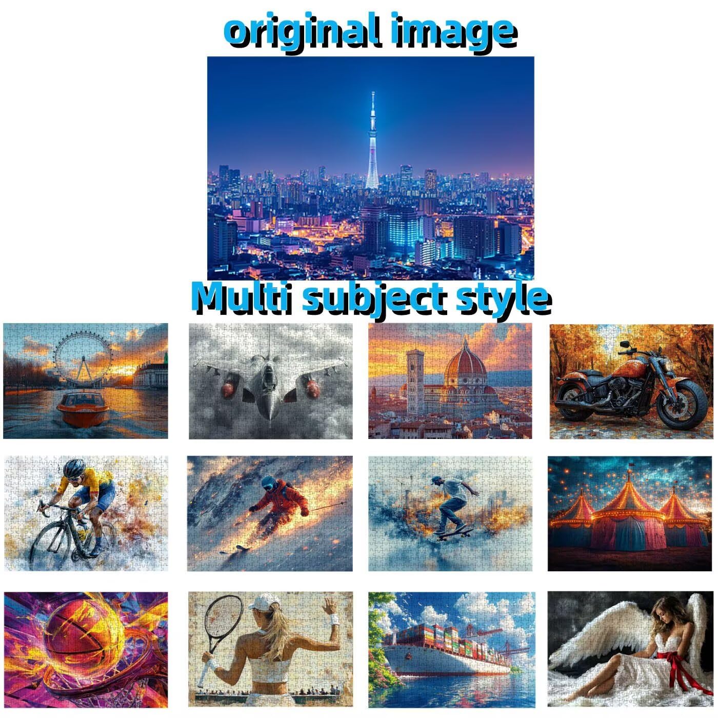 Puzzle 1500 Pezzi, Tokio Puzzle 1500 Pezzi per Adulti, Giochi di Puzzles Giappone Legno per Tutta la Famiglia, DIY Puzzles per Quadri Moderni Soggiorno Regalo Donna Uomo Festival 90x60 CM RXPT-5811