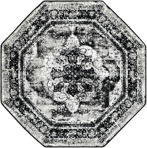 Miniatura 76 de Rugs.com - Alfombra de la colección Monte Carlo, alfombra de 4 x 6 pies de color azul medio perfecta para salas de estar, comedores grandes y