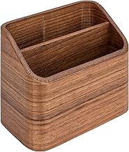 Smart-i Remote Control Rack DBR 5.5 x 3.3 x 4.7 inches (140 x 85 x 120 mm) Premium Material Walnut (Veneer) Accessory Holder MOKUREN RF-002-WN