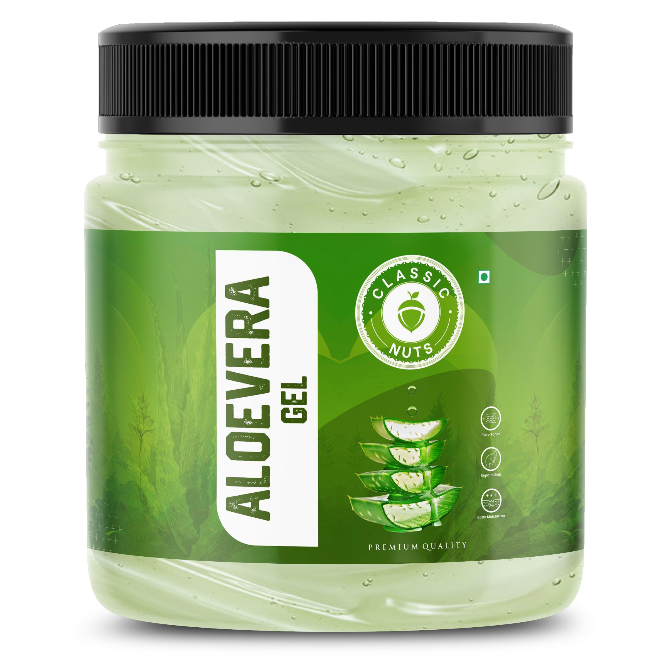 Classic Nuts Aloe Vera Gel For Face & Hair | Hydrating