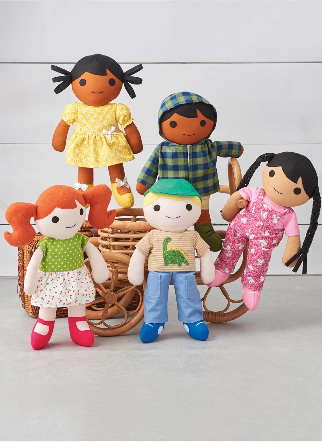 Simplicity S9770 14.5" Cloth Dolls & Doll Clothes Sewing Pattern by Longia Miller, One Size