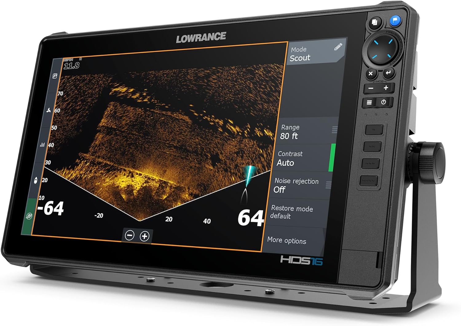 Lowrance HDS PRO Fishfinder/Chartplotter with Smartphone Integration and Preloaded C-MAP U.S. & Canada Charts